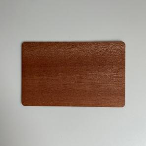 Sapele Wood RFID Card Blank Google review Business Feedback NFC Cards 