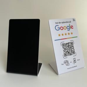 Custom Waterproof Durable Google Tap to Review NFC Stand