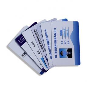 100x70mm RFID Employee Badge Card Fudan F08 Chip Customizable Printing Work ID Card