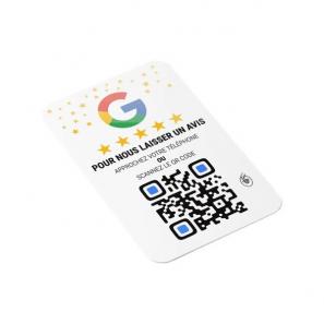 QR Code Tap Business Cards Ins Facebook TIKTOK Social Media RFID Card NFC Google Review Card