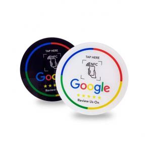 Nfc google Reviews Stickers Acrylic Qr Code Nfc Chip Menu Contactless Sign Social Media google Opinions Review Plate
