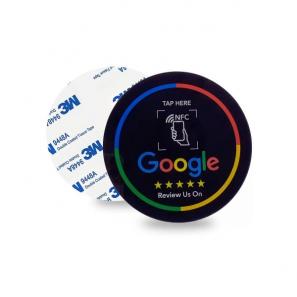 Customized Programmable Menu Nfc Sticker QR Code RFID Table Tag