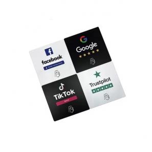 Customizable NFC Menu Tags with NTAG216 Chip Adhesive Backing for Restaurants/Retail Durable NFC Stickers