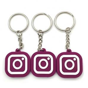 Smart NFC RFID Chip Card QR Code Epoxy Resin Tag Custom Logo Social Media NFC Keychain