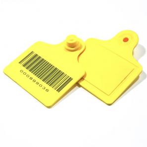  RFID NFC Barcode Animal ID Tracking Animal Ear Tag for Cattle / Sheep / Pig / Cow Passive UHF RIFD Animal Ear Tag