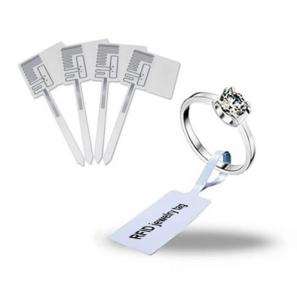 ISO 18000-6C Tamper Proof UHF RFID Jewelry Tag Barcode Label for Luxury Management