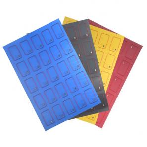 Custom Colorful RFID Inlay Sheet HF NFC Chip RFID Inlay Sheet Prelam Inlay for Smart Card