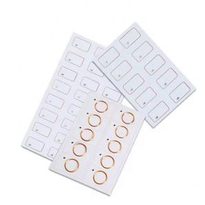 Prelam Inlay Sheet LF HF Dry Wet Inlay Layout for Access Control RFID Smart Card